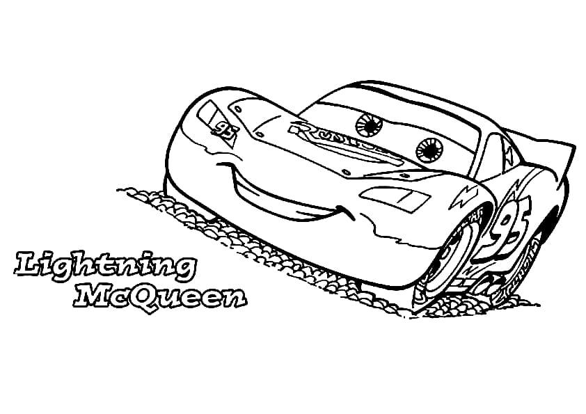 Biler Lighting McQueen fra Disney Biler fargeleggingsside