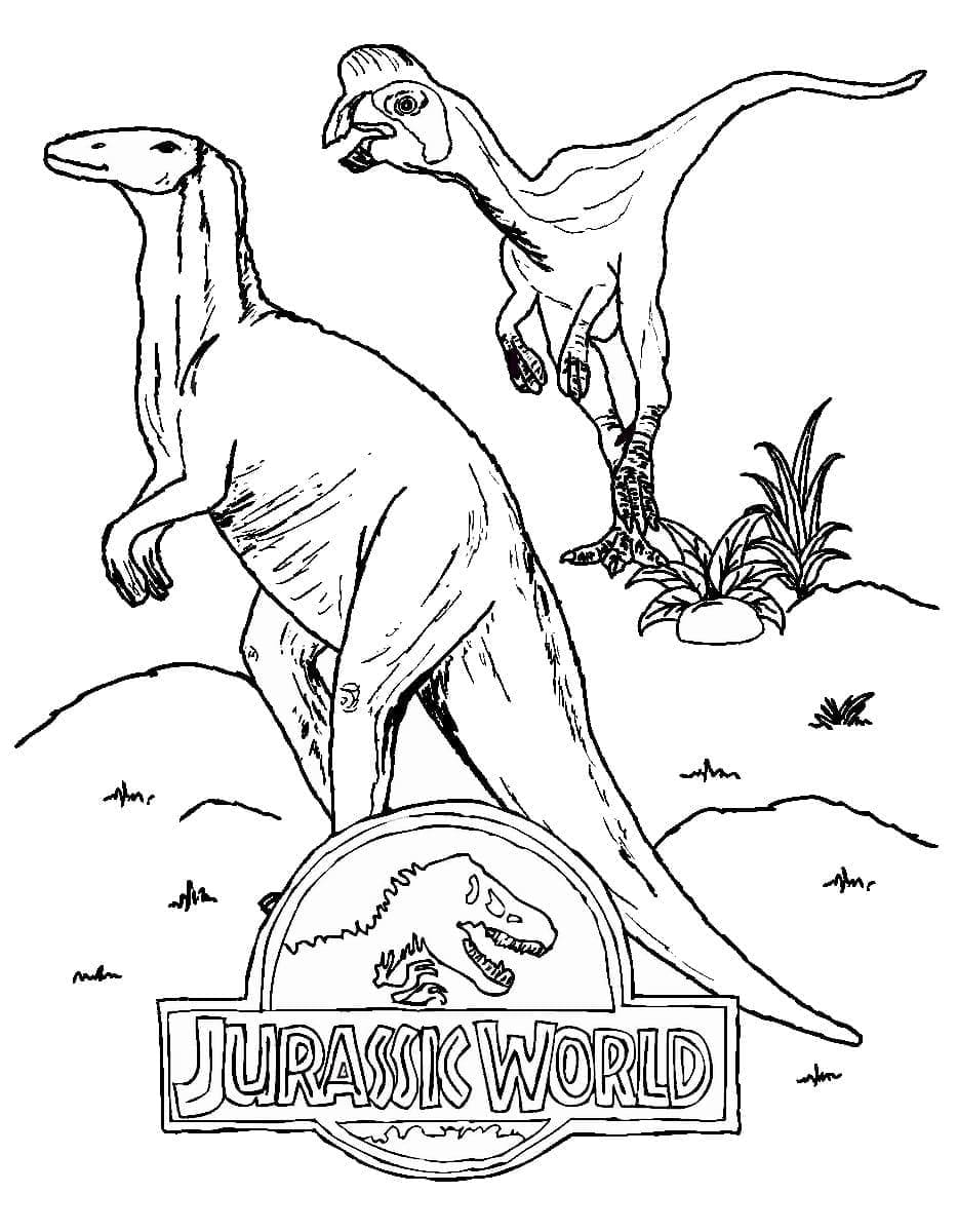 Dinosaurer i Jurassic World fargelegging