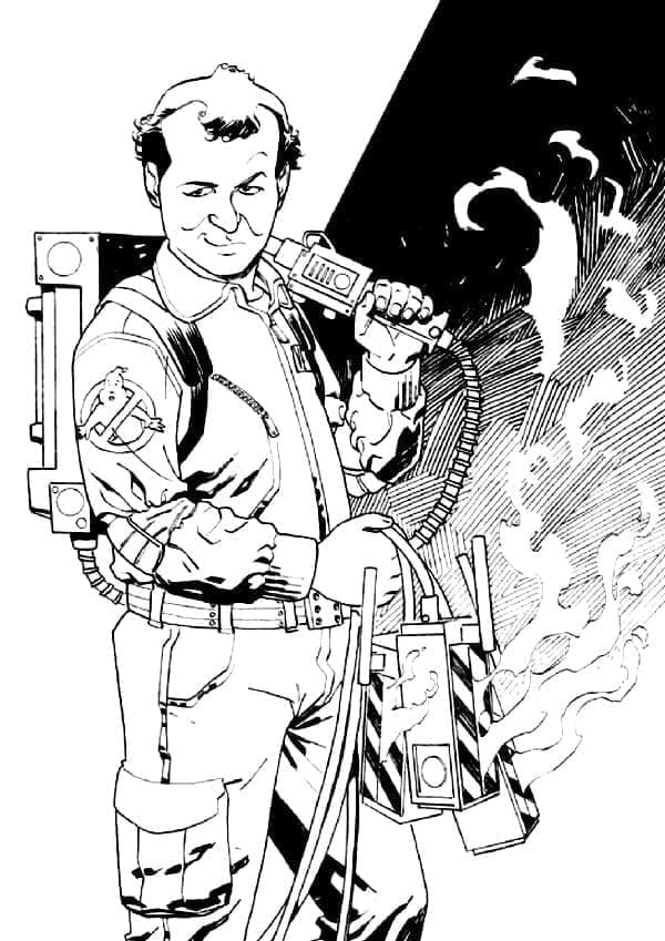 Dr Peter Venkman Ghostbusters fargelegging