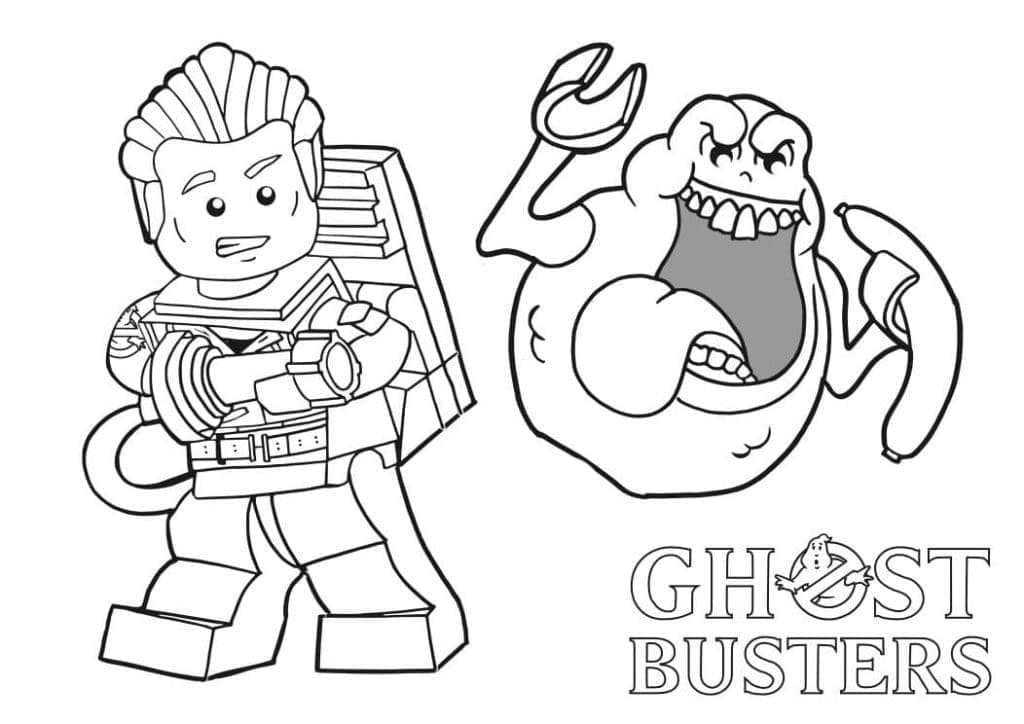 Ghostbusters Lego fargelegging