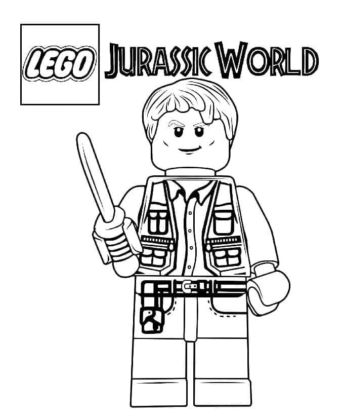 Gratis Lego Jurassic World fargeleggingsside