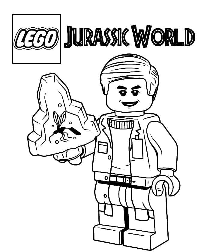 Jurassic World Lego fargelegging