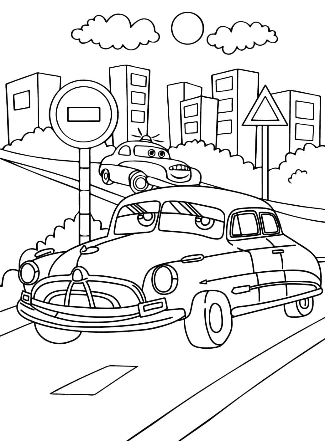 Disney Biler Fargelegging Fargelegging Com