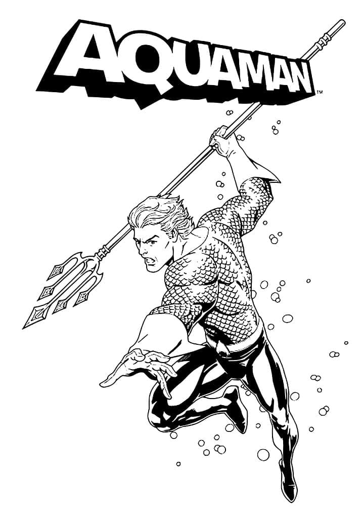 Aquaman angrep fargelegging