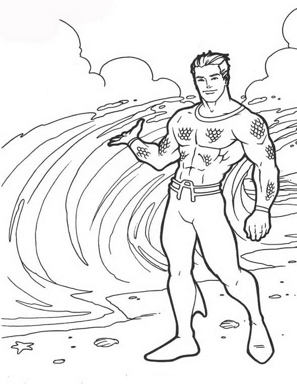 Aquaman gratis fargelegging