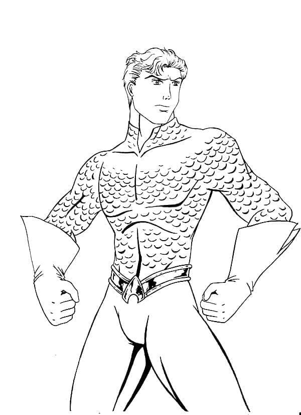 Aquaman gratis for barn fargelegging