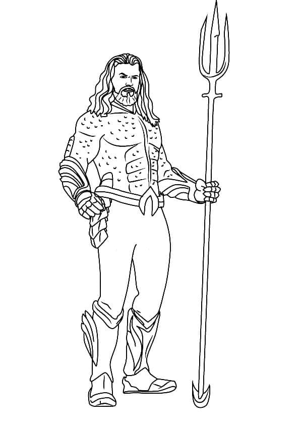 Aquaman i film fargelegging