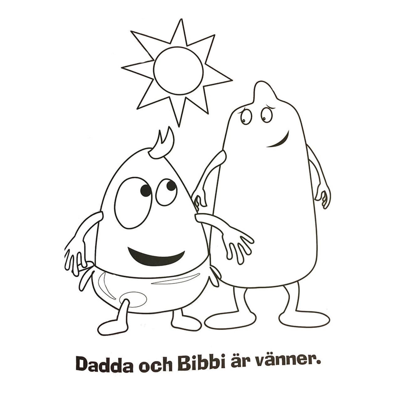 Babblarna fargelegging