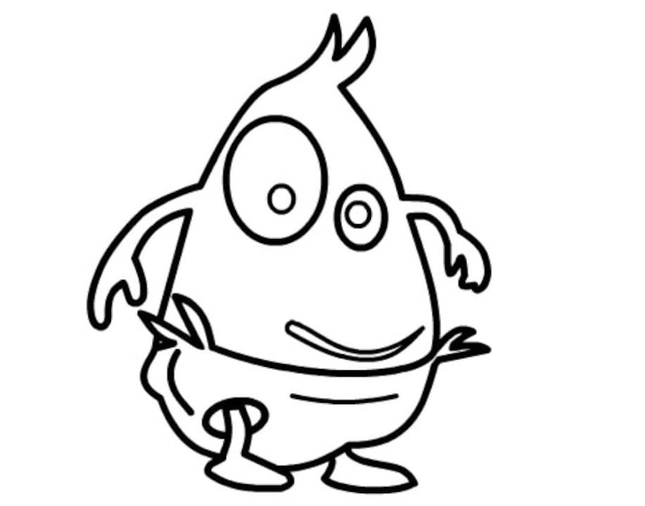 Babblarna smiler fargelegging