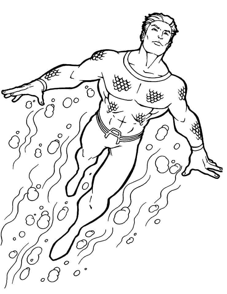 DC Aquaman fargelegging