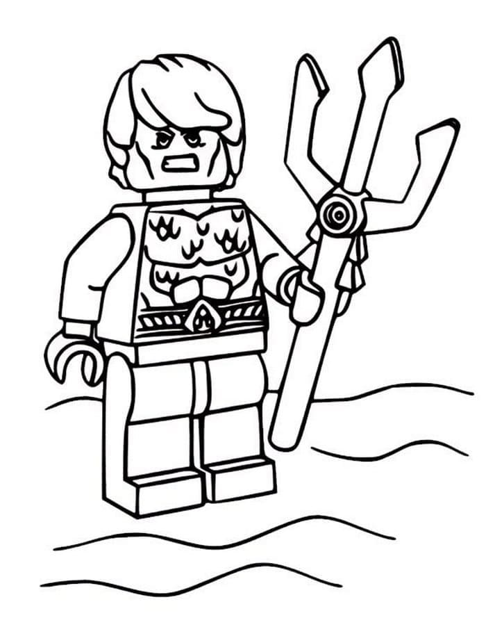 DC Lego Aquaman fargelegging