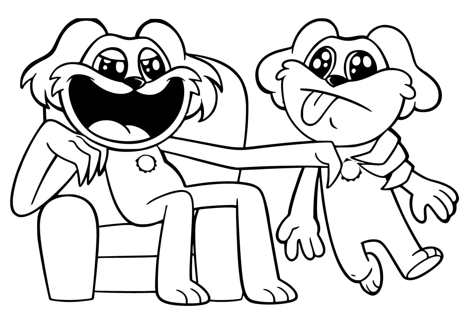 DogDay Karikatur fargelegging