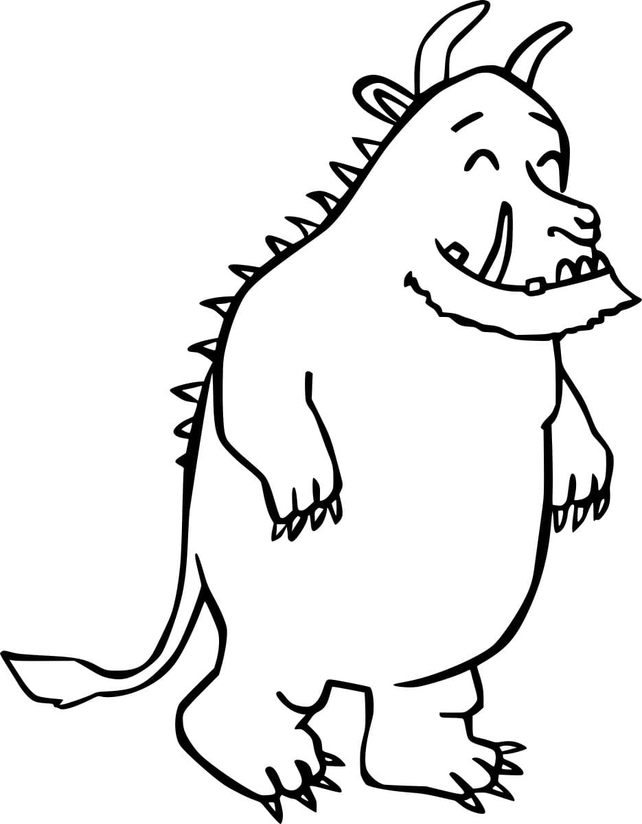 Enkel Gruffalo fargelegging