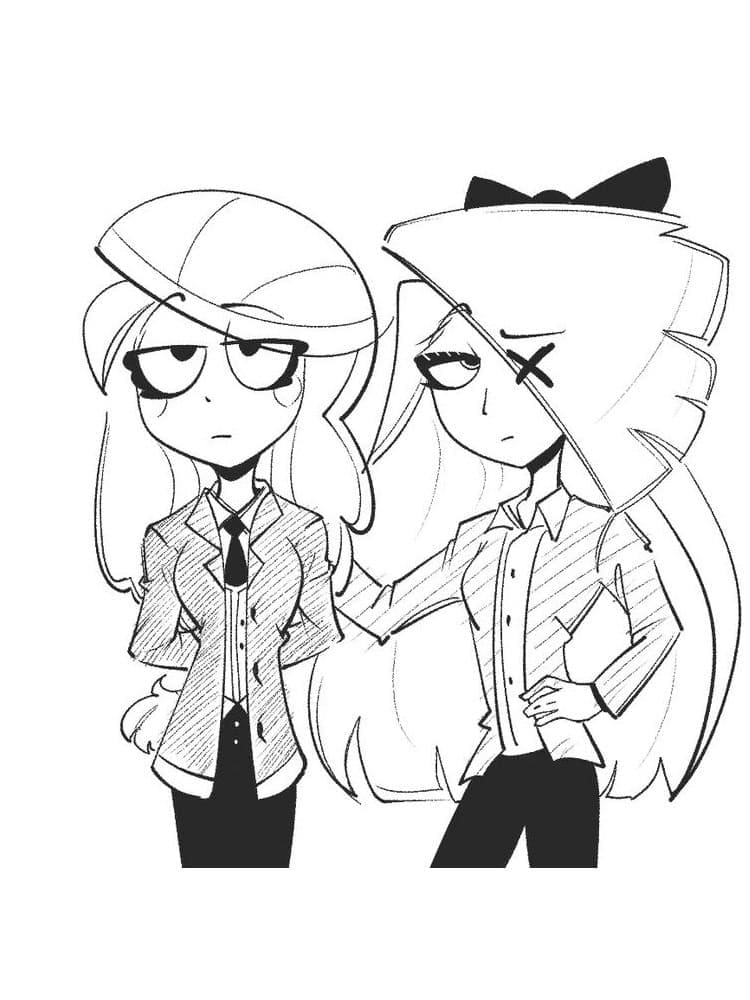 Gratis Hazbin Hotel fargelegging