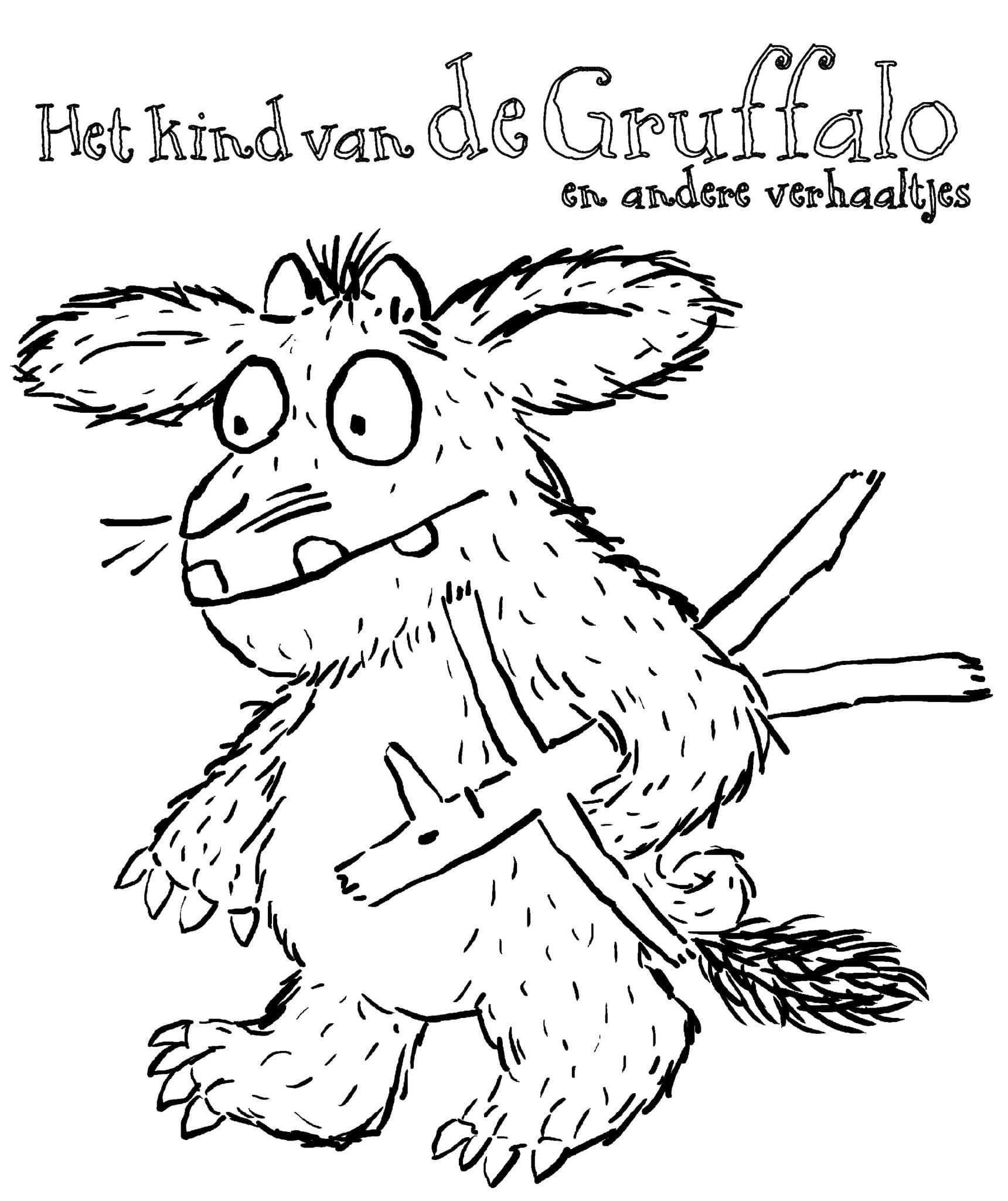 Gruffalo enkel fargelegging
