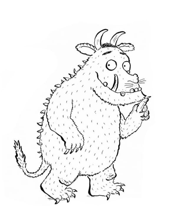 Gruffalo utskrivbar fargelegging