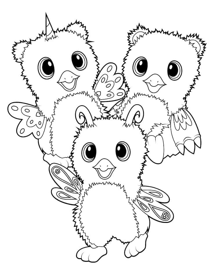 Hatchimals gratis utskrivbar fargelegging