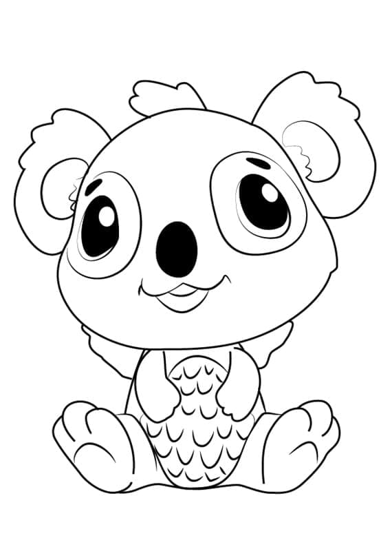 Hatchimals Koalabee fargelegging