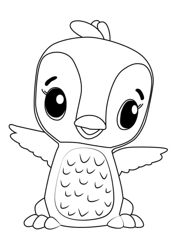 Hatchimals Penguala fargelegging