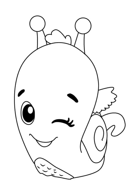 Hatchimals Snailtail fargelegging