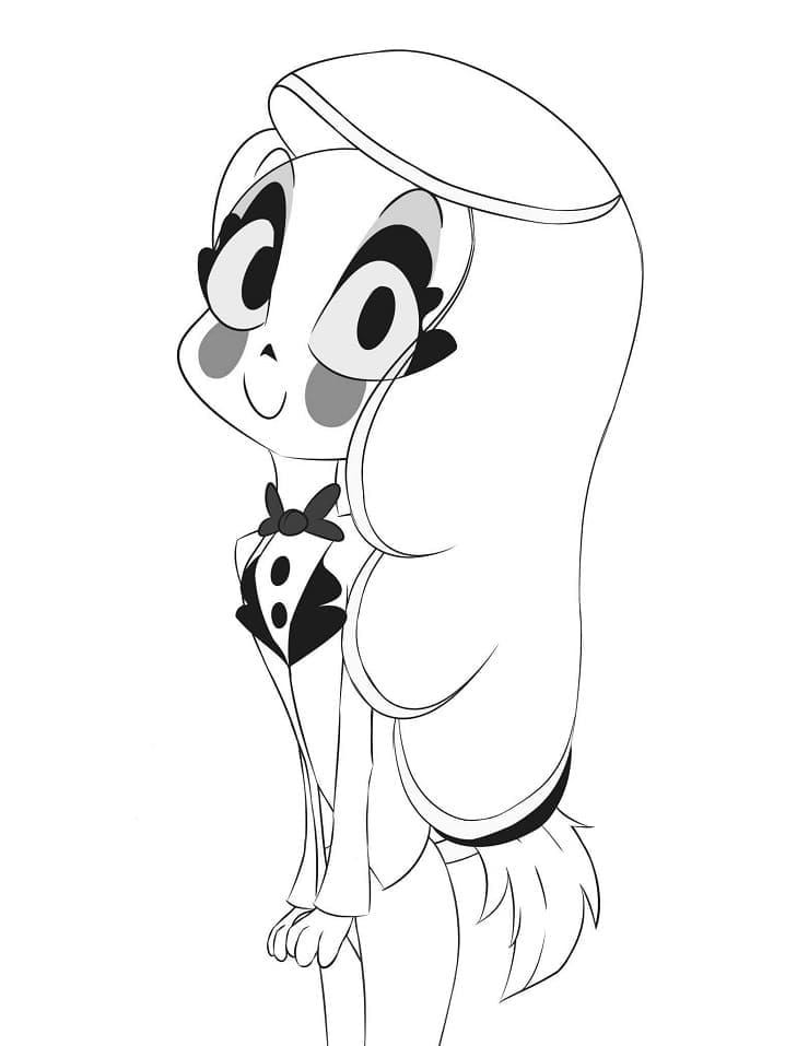 Hazbin Hotel Charlie Magne fargelegging