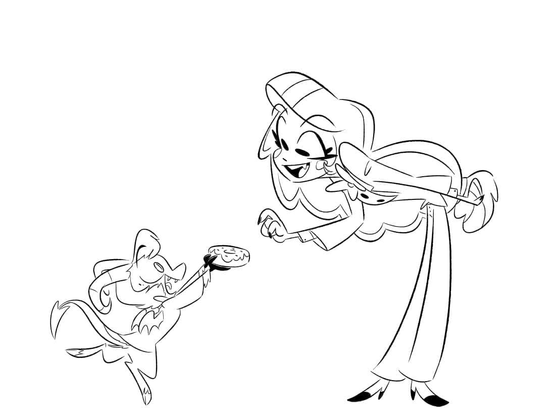 Hazbin Hotel Gratis fargelegging