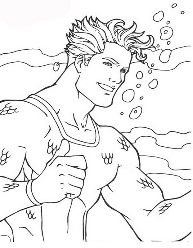 Kul Aquaman fargelegging
