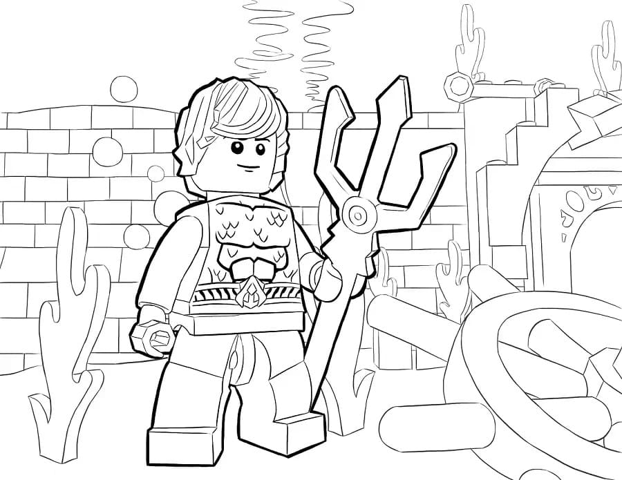 Lego Aquaman fargelegging