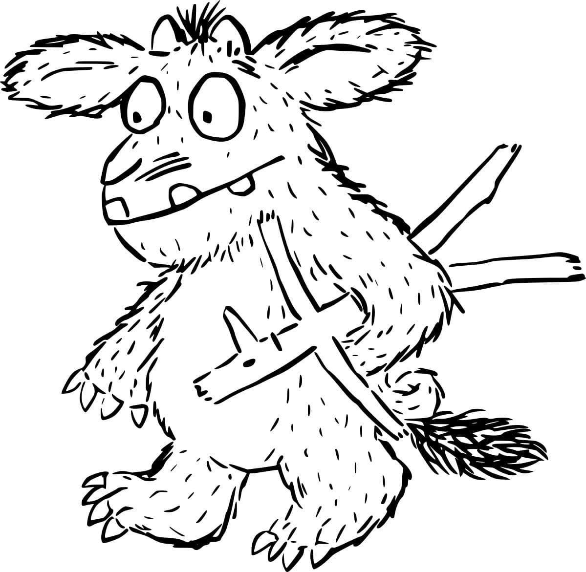 Lille Gruffalo fargelegging