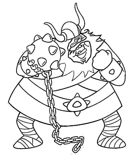 Sven fra Vikke Viking fargelegging