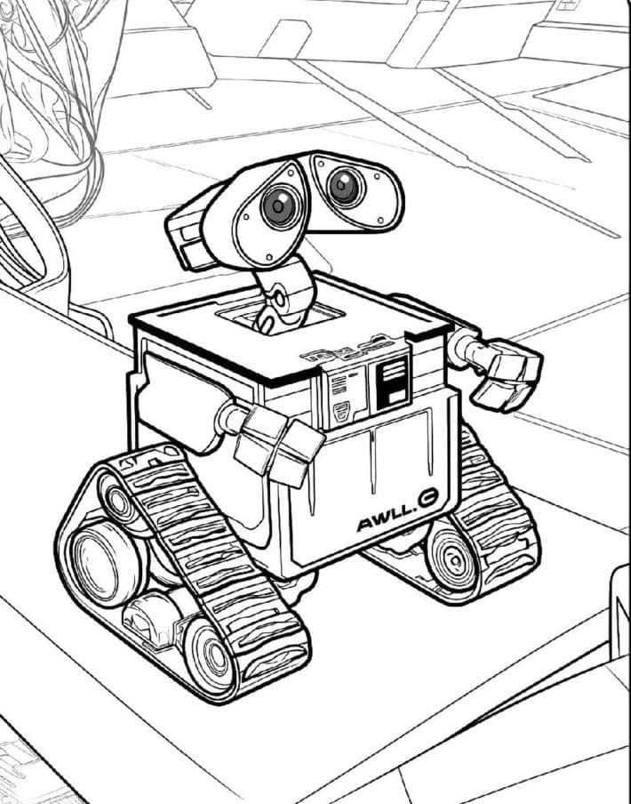 Wall-E går til Axiom fargelegging