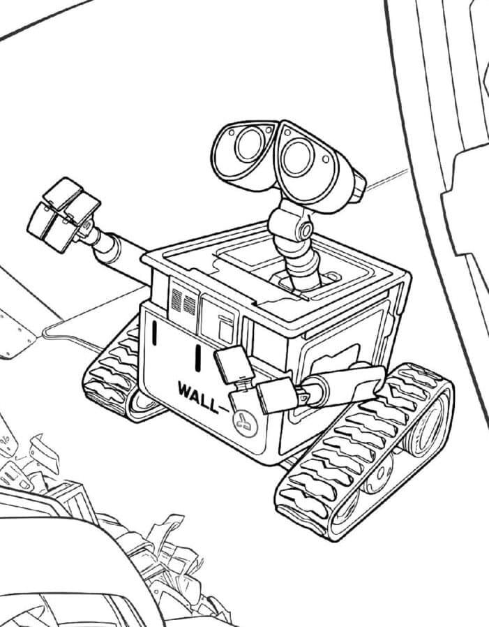 Wall-E i fare fargelegging