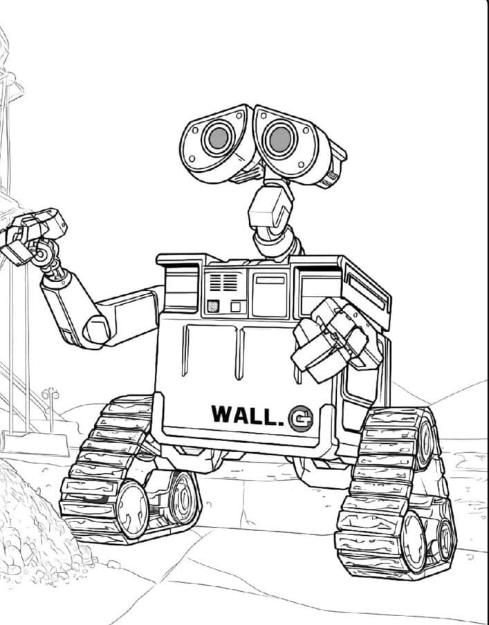 Wall-E Fargelegging