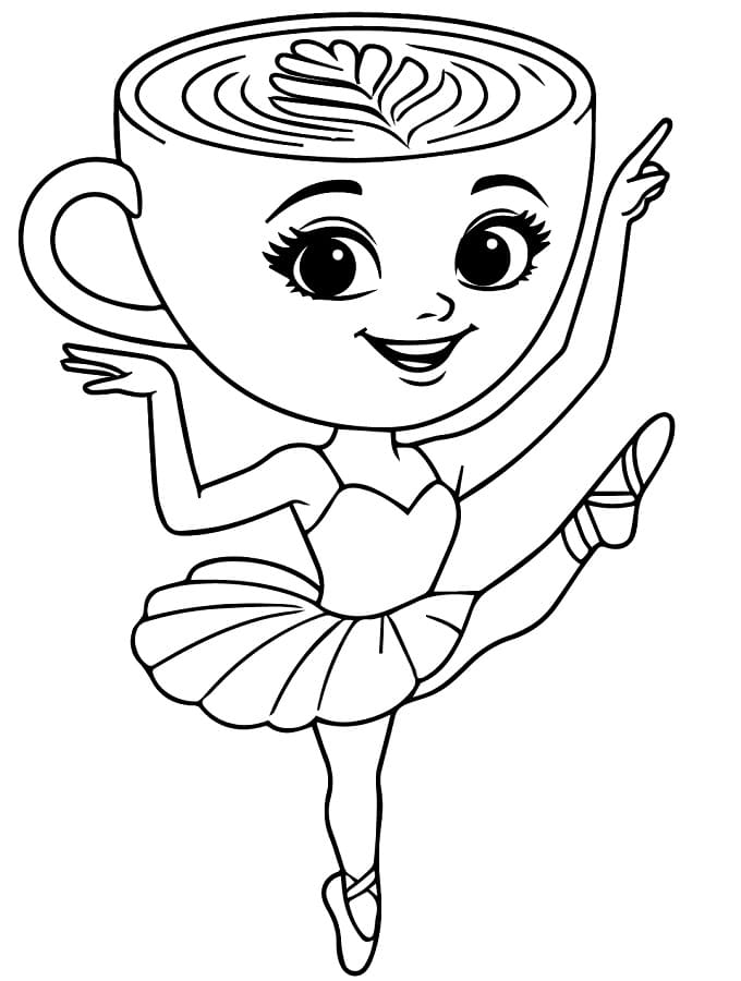 Ballerina Cappuccina fargeleggingsside