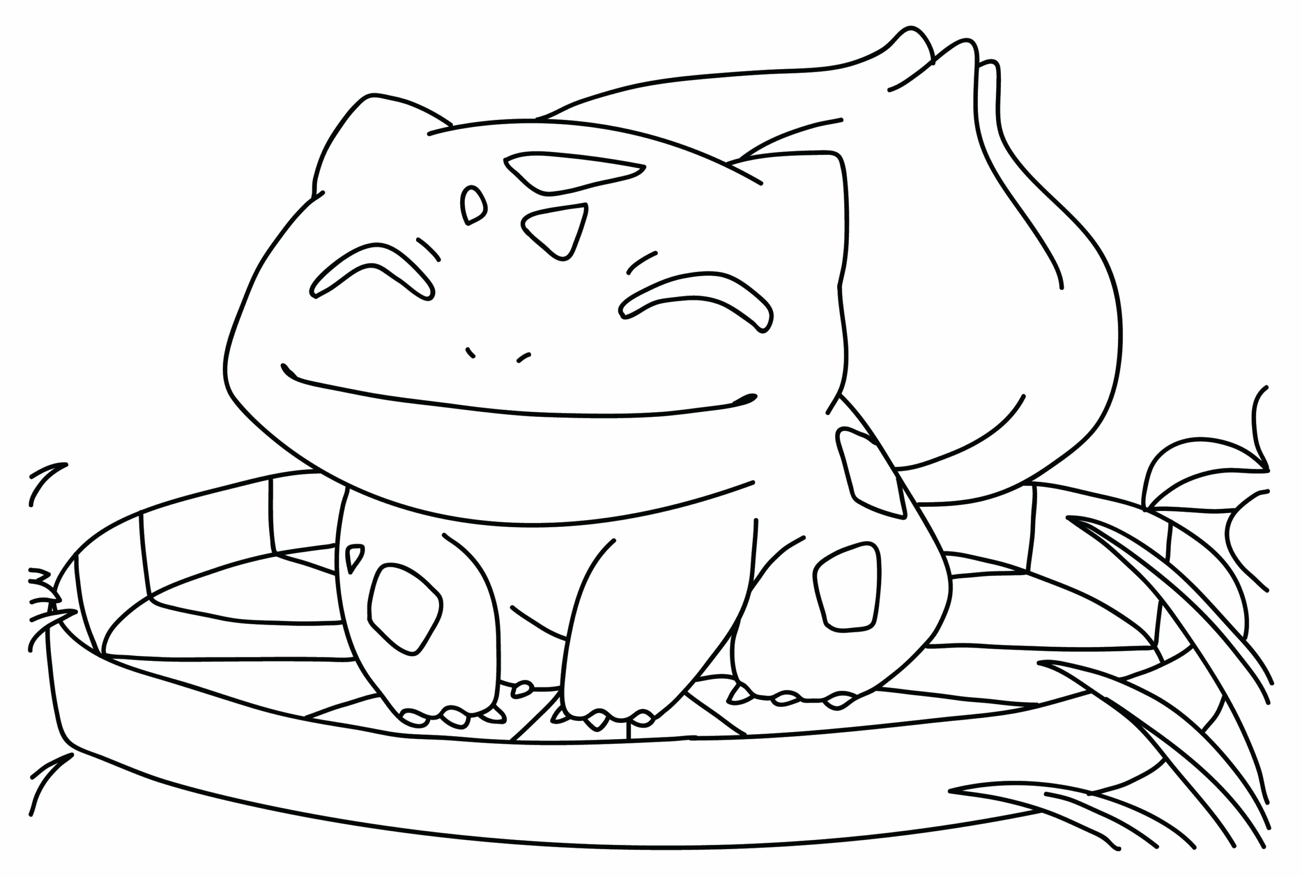 Bilder Pokemon Bulbasaur fargelegging