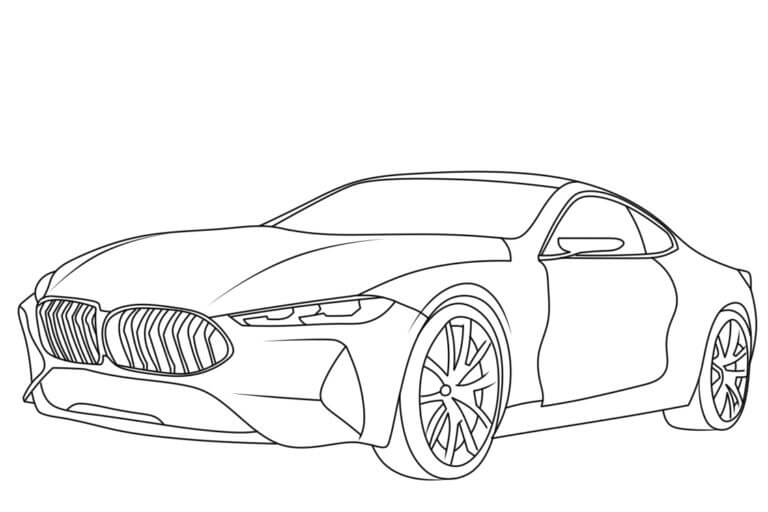 BMW enkel fargelegging