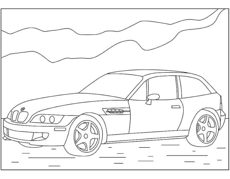 BMW med kombikupé fargelegging