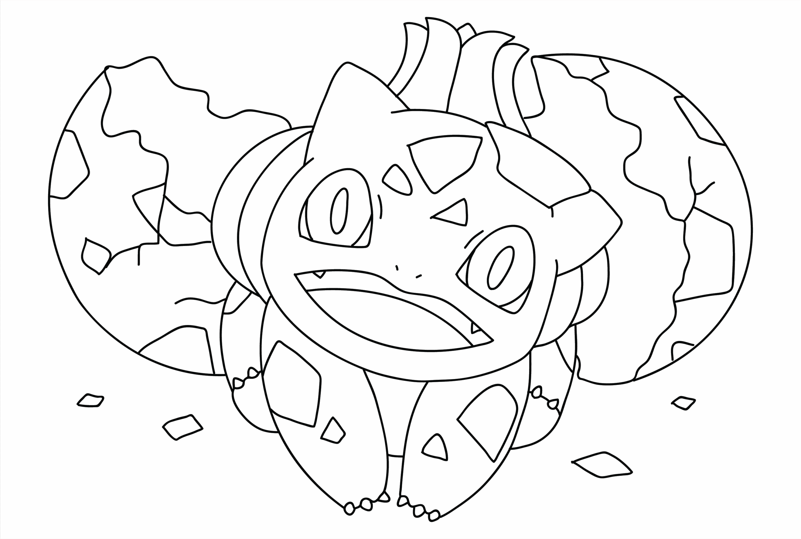 Bulbasaur Pokémon-ark fargelegging