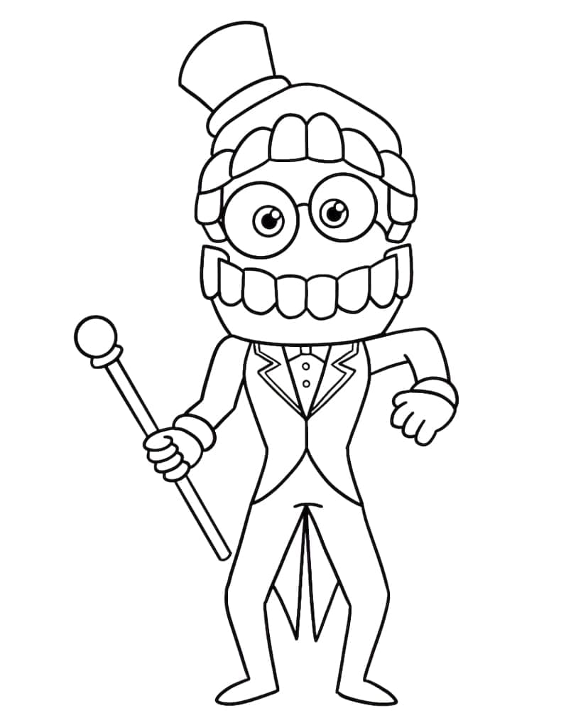 Caine The Amazing Digital Circus fargelegging