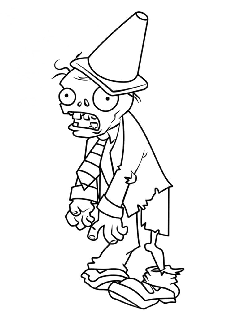Conehead Zombie fargelegging