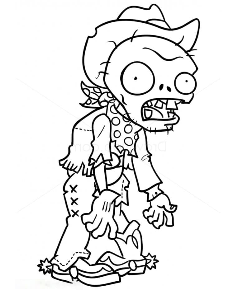 Cowboy-zombie fargelegging