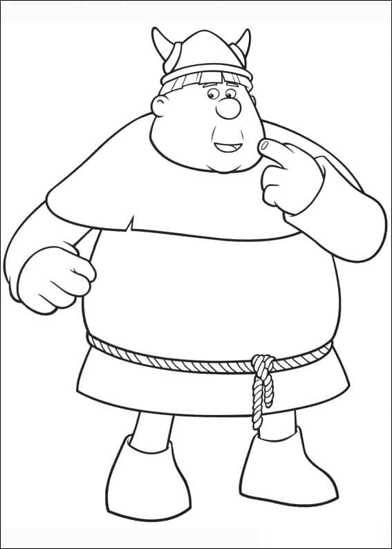 Faxe fra Vicky the Viking fargelegging