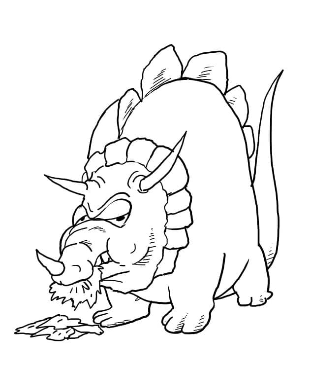 Fete triceratops fargelegging