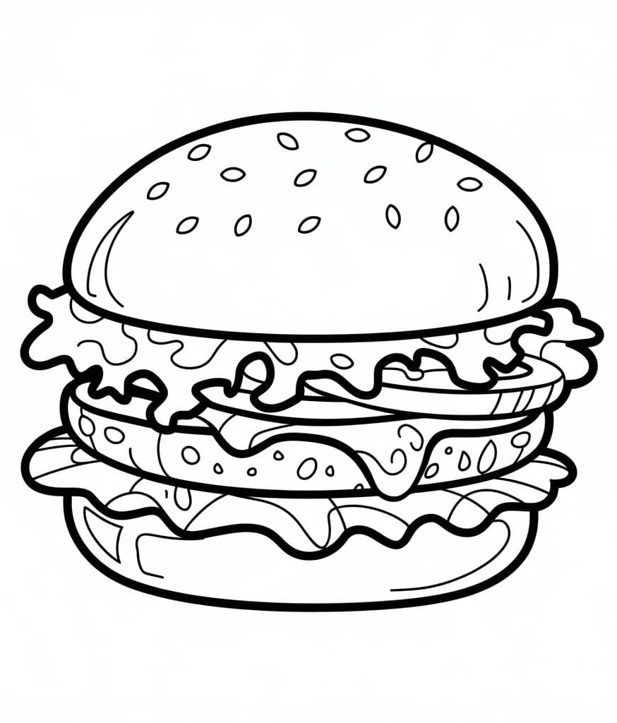 Fin Hamburger fargelegging