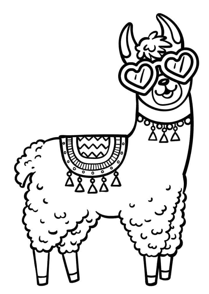 Fin lama fargelegging