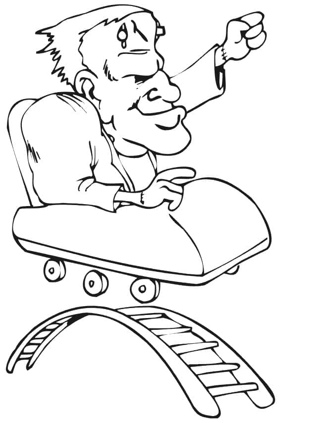 Frankenstein on Roller Coaster fargelegging