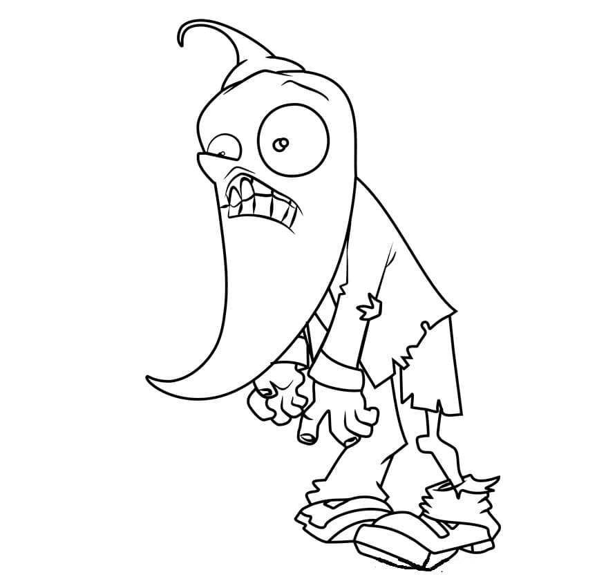 Jalapeño-zombie fargelegging