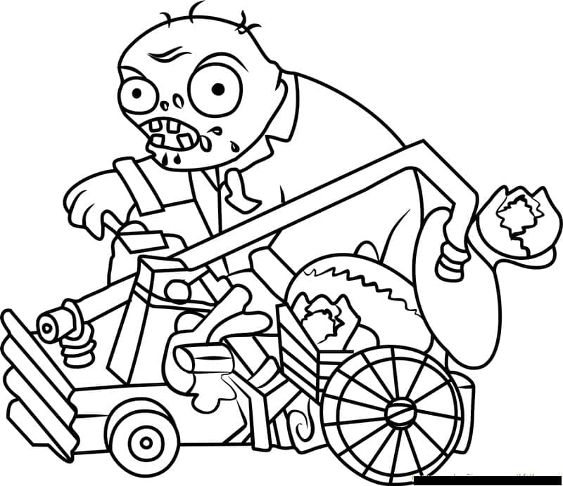 Katapult-zombie fargelegging
