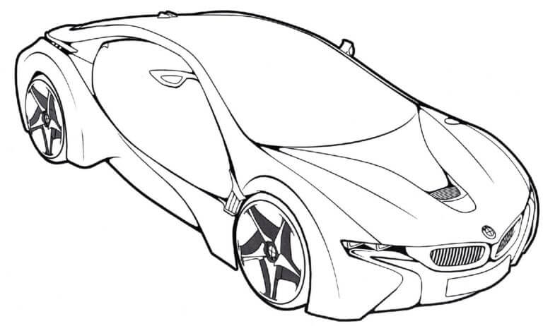 Moderne BMW fargelegging