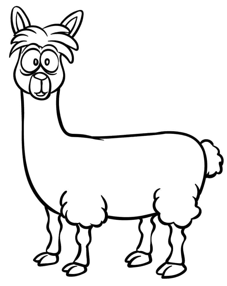 Morsom lama fargelegging